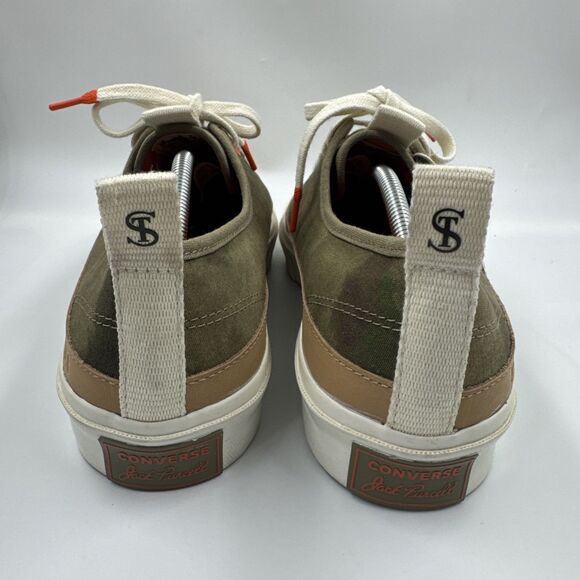 Converse Jack Purcell x Todd Snyder Shoe Men's size 12 Rebel Prep Green 173058C - Picture 4 of 16
